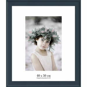 Modrý nástěnný rámeček Styler Malaga, 47 x 57 cm