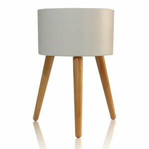 Bílý samozavlažovací květináč Tomasucci Calla, ø 33 cm