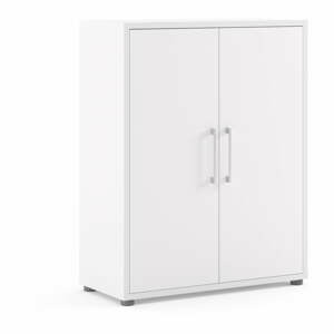 Bílá modulární knihovna 89x113 cm Prima – Tvilum