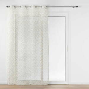 Béžová voálová záclona 137x280 cm Farandole – douceur d'intérieur