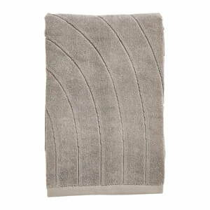 Šedá froté bavlněná osuška 70x140 cm Time – Zone