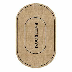 Hnědá koupelnová předložka 60x90 cm Jute Look – Mila Home