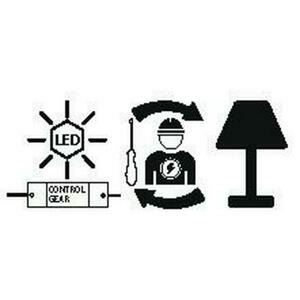 Eglo STOJACÍ LAMPA, 27/30,5/169 cm