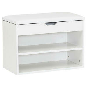 MID.YOU REGÁL NA BOTY, bílá, 60/40/30 cm