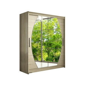 Velká šatní skříň WESTA VIII sonoma šířka 150 cm