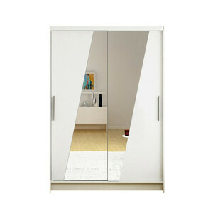 Velká šatní skříň MIAMI VIII - Bílá