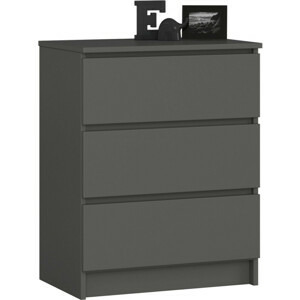 Komoda K60 3SZ - grafit