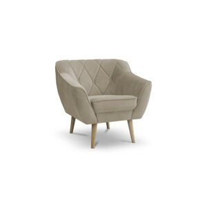 Křeslo 191 LEAH Modrá