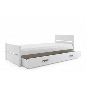 Dětská postel BARTEK s úložným prostorem 90x200 cm - bílá