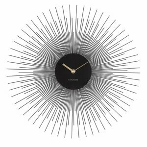 Karlsson 5817BK Dizajnové nástenné hodiny pr. 45 cm