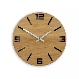 ModernClock Nástenné hodiny Arabic tmavohnedé