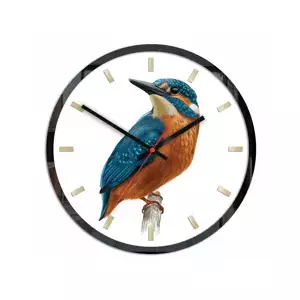 ModernClock Nástenné hodiny Bird Unikat biele