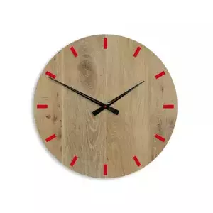 ModernClock Nástenné hodiny Solo Dab hnedé