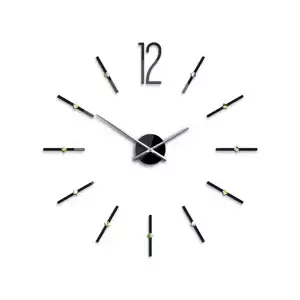 ModernClock 3D nalepovacie hodiny Sofia čierne