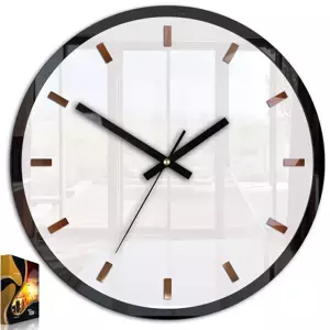 ModernClock Nástenné hodiny Rolo biele