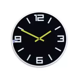ModernClock Nástenné hodiny Dixon čierne