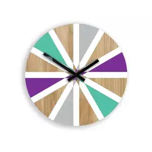ModernClock Nástenné hodiny Vento farebné