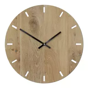 ModernClock Nástěnné hodiny Big Oak hnědé