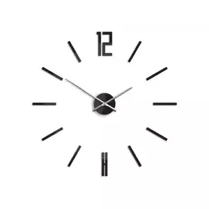 ModernClock 3D nalepovacie hodiny Carlo wenge