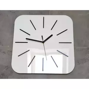 ModernClock Nástenné hodiny Hipnotic biele