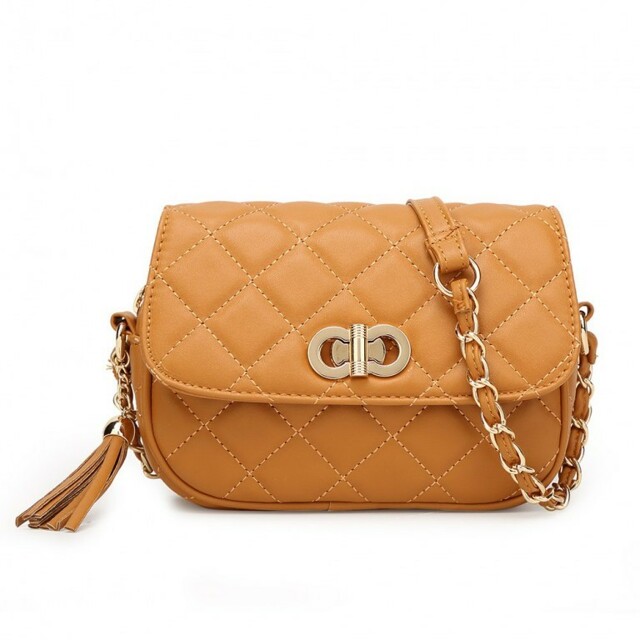 Kabelka Dendy crossbody - hnědá - hnědá