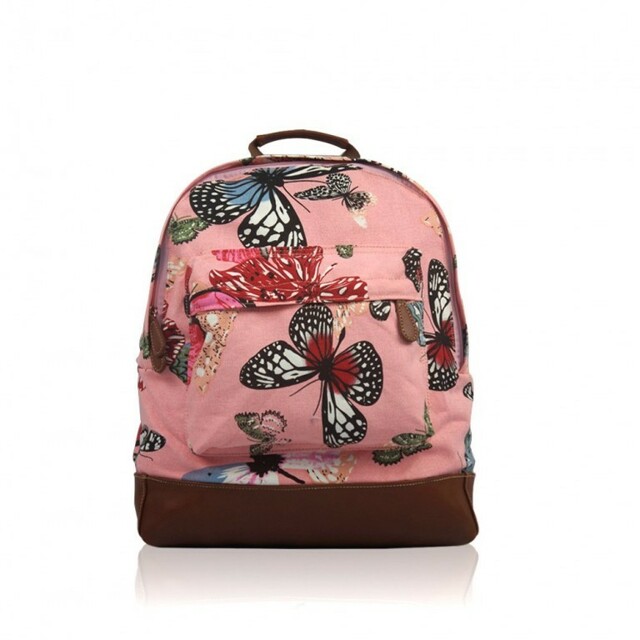 Batoh D.Fashion Butterfly - růžový růžová