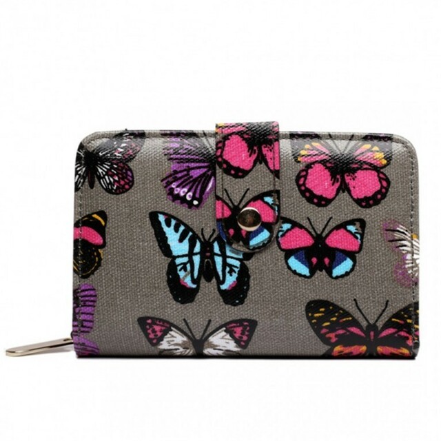 Peněženka LULU Butterfly růžová