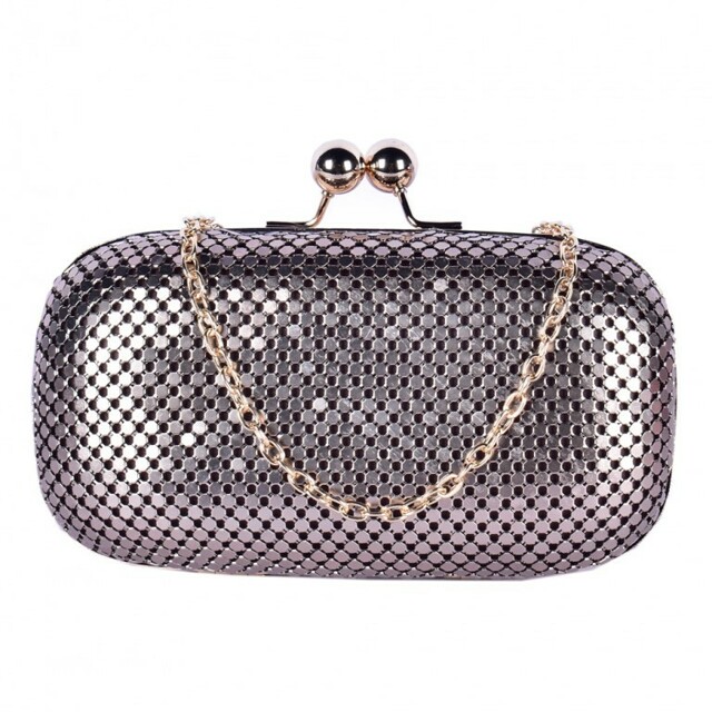 Psaníčko Afima Clutch - stříbrné