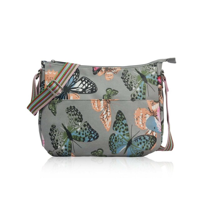 Kabelka Butterfly Dream crossbody - šedá