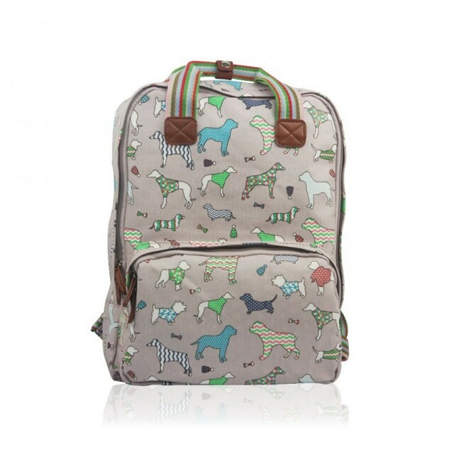Batoh Dog Mania Laptop nepromokavý - šedý - šedá