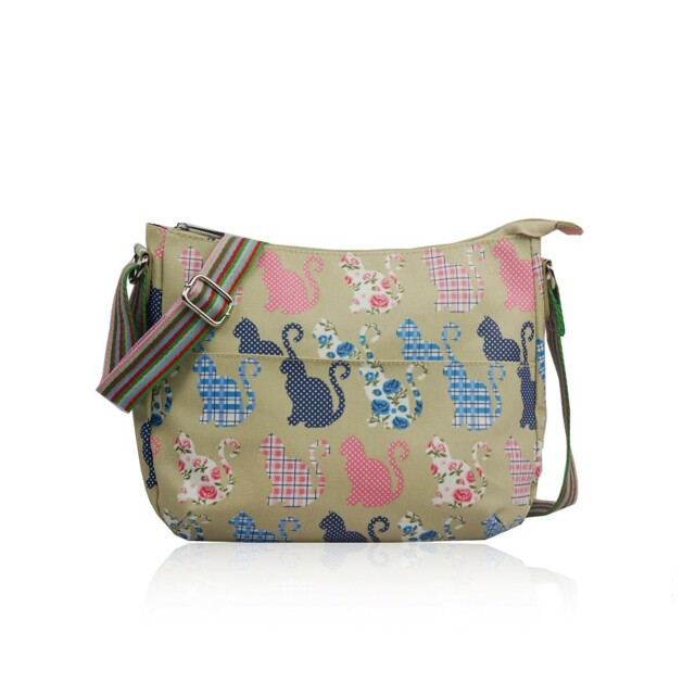 Kabelka Cat Mania crossbody - béžová