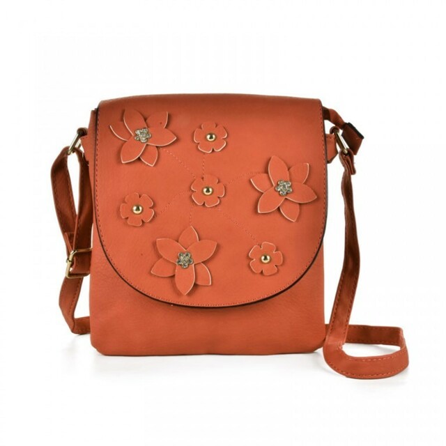 Kabelka Bando Crossbody 860 - oranžová - béžová