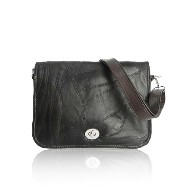 Kabelka Bando Leather kožená - hnědá