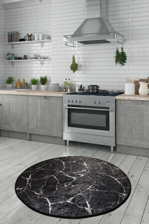 ASIR Koberec (100 cm) MARBLE černý mramor