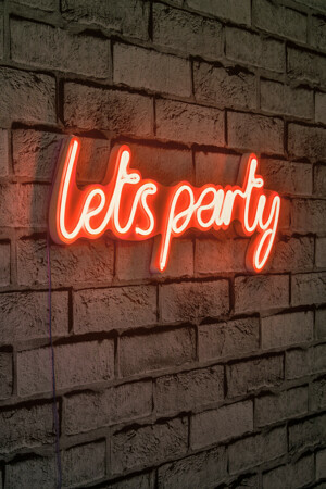 ASIR Dekorativní LED osvětlení červené LET´S PARTY