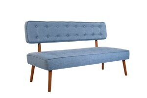 ASIR Pohovka dvoumístná WESTWOOD LOVESEAT modrá