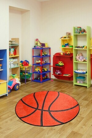 ASIR Kulatý koberec (200 cm) BASKETBALL basketbalový míč