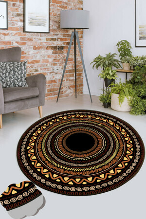 ASIR Koberec (100 cm) MISTIK MANDALA černý