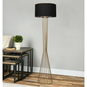 ASIR Stojací lampa AYD-3078 černá zlatá