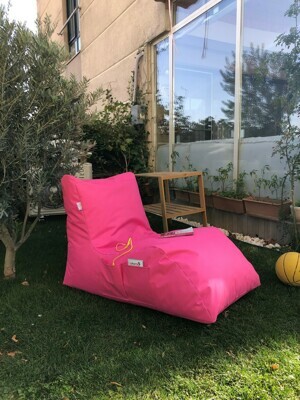 ASIR Sedací vak DAYBED růžový