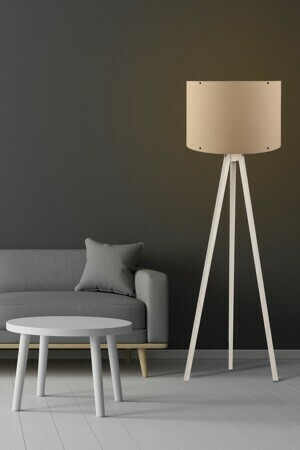 ASIR Stojací lampa 125 béžová krémová