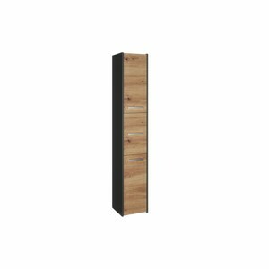 TPS Koupelnová skříňka 33 cm - Antracit / Dub artisan