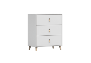 IDZ Komoda FIGO 3S 02, 80 cm Bílá