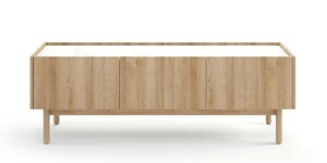 PSK Televizní skříňka BORA, Riviera/Marmur Bianco 144 cm