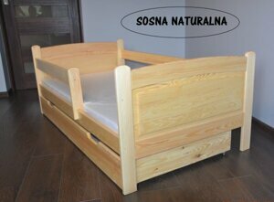 STA Dětská postel z masivu Jan 160x80 cm, Přírodní borovice ROŠT ZDARMA