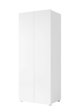 GAB Dvoudveřová skříň LORONA SZ2D, Bílá 80 cm