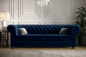 GRAND Pohovka LUXURY, dvojsedák Barva: VELVET 16, Rozkládání do lůžka: Ne