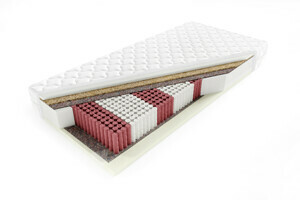 KAC Vícekapsová taštičková matrace s kokosem a latexem HAVAJ 120x200 cm 20 cm
