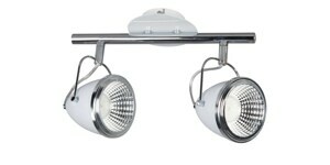 TPS LED svítidlo Oliver Incl.2xGU10 LED 5,5W - Chrom / Bílá