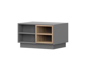 IDZ Konferenční stolek GREY II 06, 120 cm Šedá/Dub Artisan